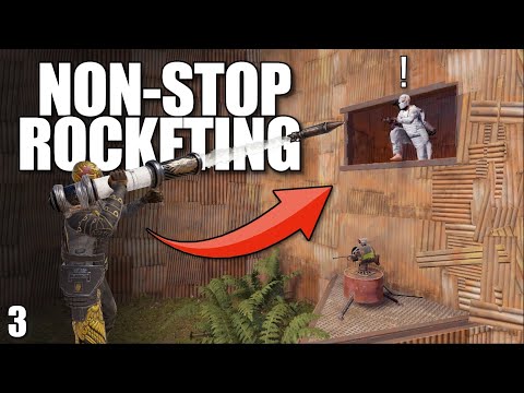 THE NIGHT a CLAN RAIDED ME WITH 120+ ROCKETS | Solo Rust
