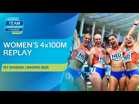 Dutch DELIGHT! 🇳🇱🍊 Women's 4x100m replay | Madrid 2025