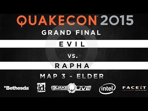 Evil vs. Rapha - GRAND FINALS - Map 3 - Elder (QUAKECON 2015 DUEL)