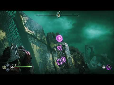 God of War Ragnarok - Reunion (Helheim) Sigil Frost To Wooden Rail Raise Gate Puzzle Gameplay PS5