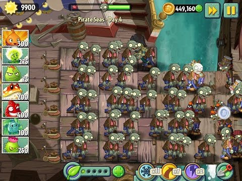 Plants vs Zombies 2 Epic Hack : Pirate Seas' Zombies vs Zombies