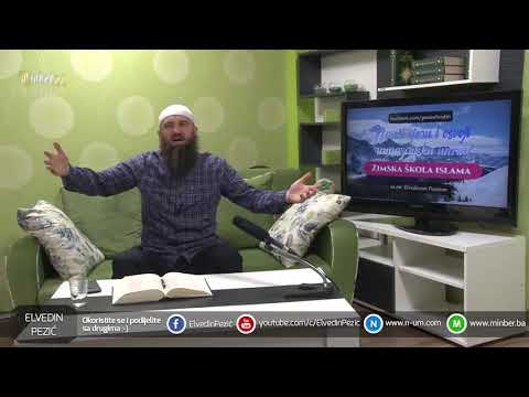 Zimska škola islama 42 dio hadis 12 dio mr  Elvedin Pezić