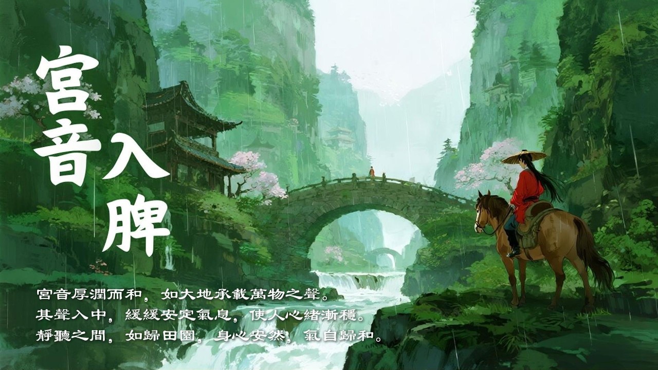 【宮音補土】脾胃不調急救｜強制掃除濕氣負能量｜睡覺也在補元氣｜一夜好眠到天亮｜Gong Tone Healing for Inner Balance｜Asian Relaxing Music