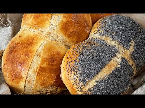 🌾Frische Frühstücksbrötchen wie vom Bäcker🌾super einfach gemacht und als Overnight einfach perfekt