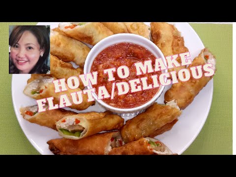 How to make Flauta/Delicious