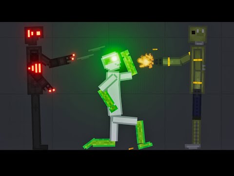 Superhuman vs Functional Androids in People Playground