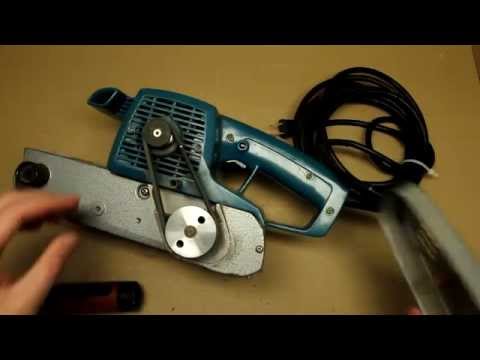 Juostinis šlifuoklis Makita 9924DB video