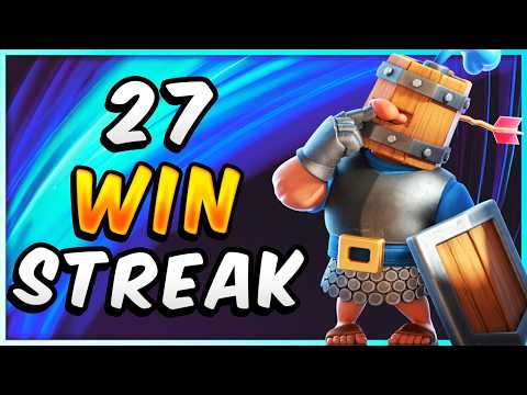 27 WINS 0 LOSSES! My Main Clash Royale Deck Can't Lose