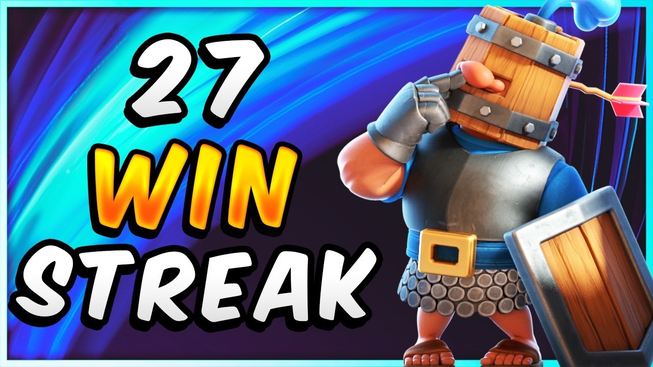 27 WINS 0 LOSSES! My Main Clash Royale Deck Can't Lose