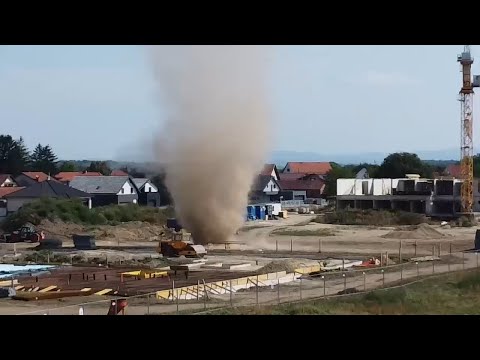 Prašinski vrtlog u Međimurju, 16.8.2025.