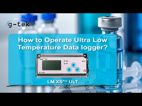 How to Operate Ultra Low Temperature Data logger