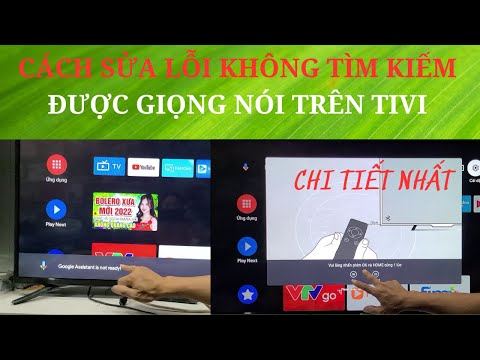 Cách sửa lỗi không sử dụng được khiển giọng nói trên android tv