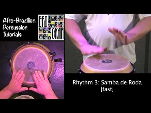 Roots Samba Rhythm 3 - Samba de Roda ERI OKAN Afro-Brazilian Percussion Tutorial 3: