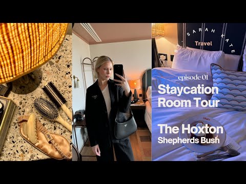Room Tour of my stay at The Hoxton in Shepherds Bush London