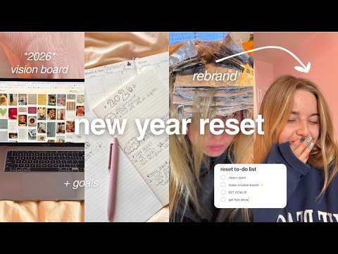 the ULTIMATE 2026 reset ⭐️ vision board, self-care + new healthy habits