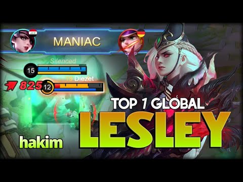 No Savage Today? Deadly Sniper Girl. hakim Top 1 Global Lesley - Mobile Legends: Bang Bang