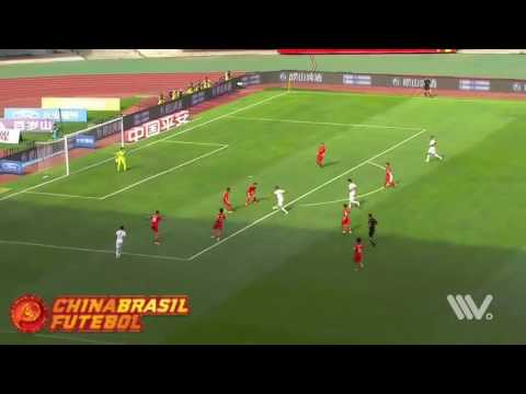 Gol Elkeson - Yanbian Fude x Shanghai SIPG - 17a rodada da Super Liga da China 2017