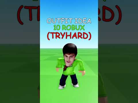 Making Roblox Tryhard Outfit Idea - 10 ROBUX 👕