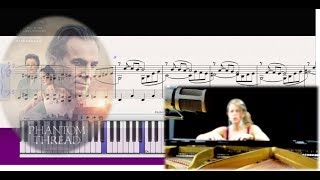 Phantom Thread - Jonny Greenwood (Pianocover, Tutorial & Sheet music)