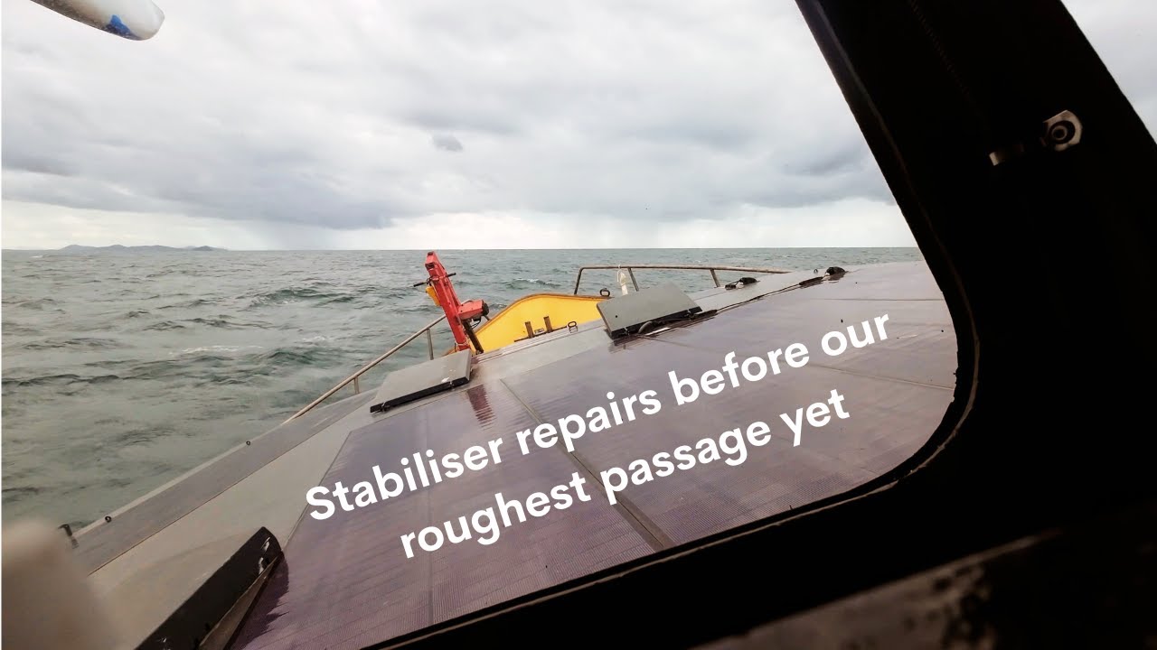 Stabiliser repairs before our roughest passage yet - Project Brupeg Ep.404