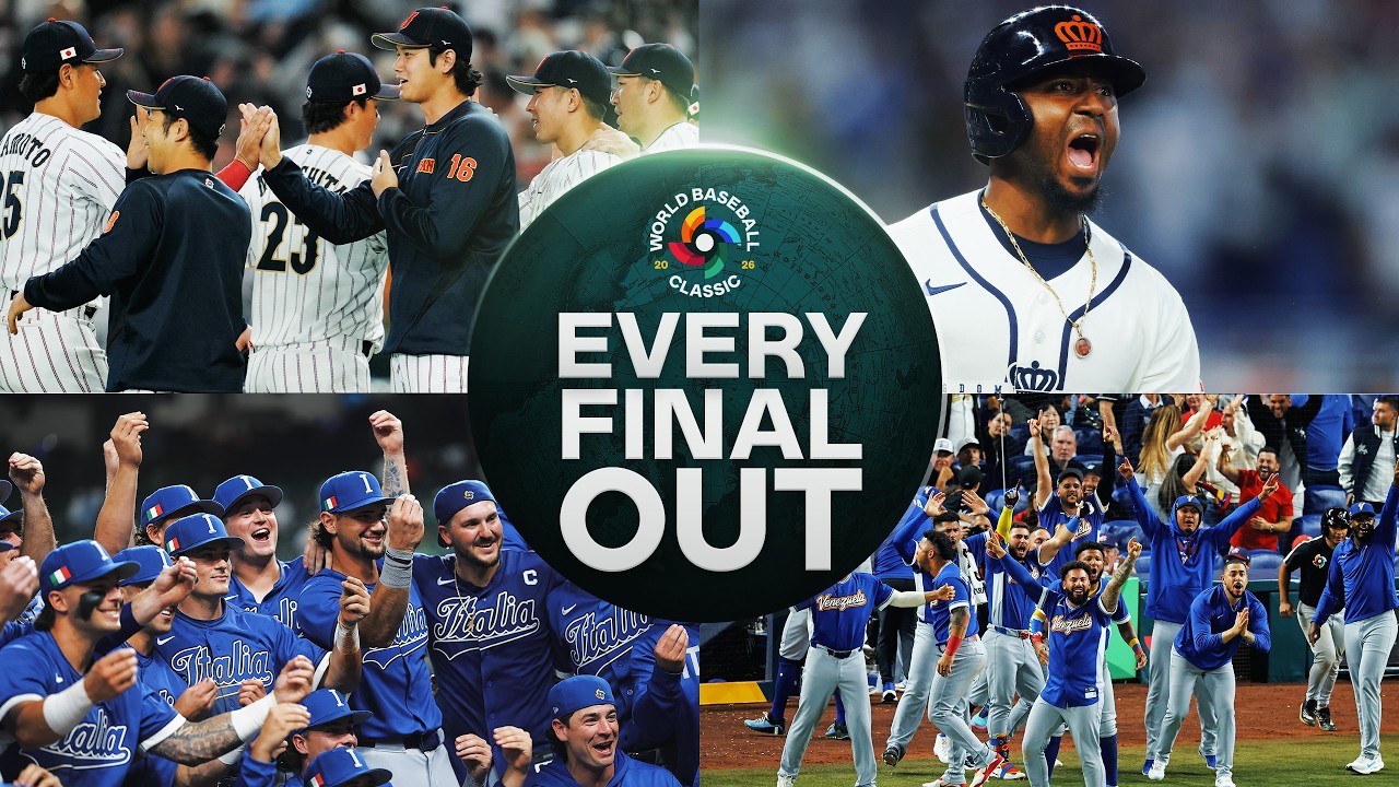EVERY FINAL OUT (and play!) from EVERY 2026 World Baseball Classic game! 💪
