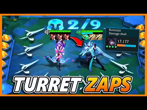 4 STAR TURRET STATIC SHIV PROCS (INSANE TURRET DAMAGE) - BunnyFuFuu | League Of Legends | SET 4