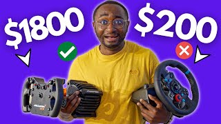 Will Expensive Sim Racing Wheels Make You Faster? Logitech G29 vs Fanatec DD PRO Will Expensive Sim Racing Wheels Make You Faster? Logitech G29 vs Fanatec DD PRO
