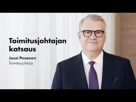 UPM-Kymmene Oyj:n vuoden 2021 varsinainen yhtiökokous: Toimitusjohtajan katsaus, Jussi Pesonen
