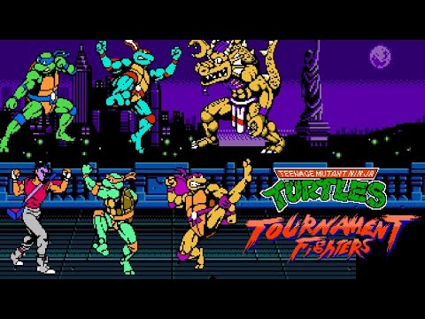 Teenage Mutant Ninja Turtles: Tournament Fighters (NES) version | full game session for Story Mode 🐢