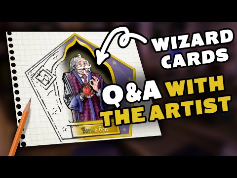 The Making of Harry Potter Video Games... Interview with Wizard Card Illustrator Jeff Willis!