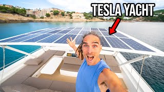100% Solar Powered Tesla Yacht