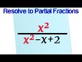 MTH 111 Resolve To Partial Fractions Solutions To Past Questions