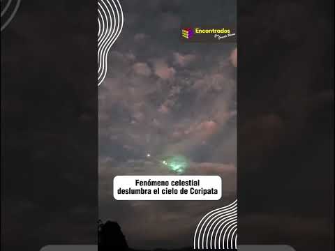 Fenómeno celestial deslumbra el cielo de Coripata