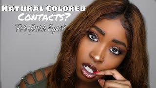 Colored Contacts For Dark Eyes? Try-On, Demo &amp; Review! | Iris Beauty