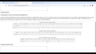 Decifrar um texto codificado com Estatística