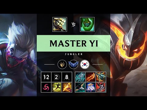 Master Yi Jungle vs Zac - KR Diamond Patch 25.18