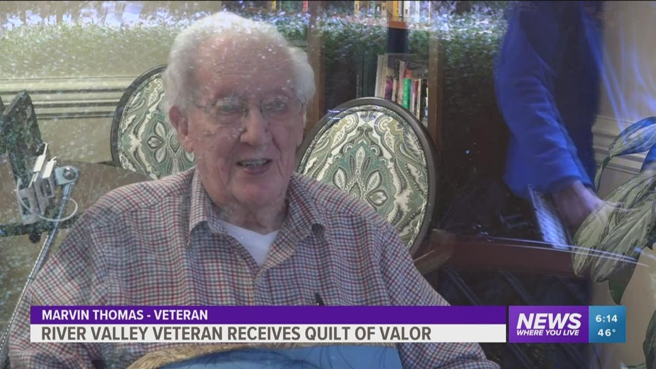 Fort Smith WWII Veteran honored with a Quilt of Valor