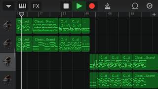 【Garage Band】jubeatより「Evans」を打ち込んでみた