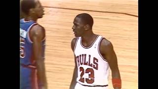 Isiah Thomas (36 Points) Goes Head-to-Head with Michael Jordan (47 Points)
