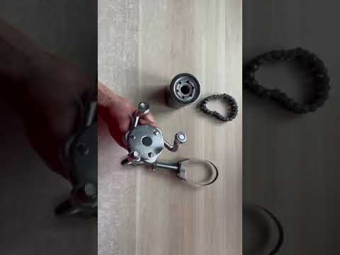 Test kluczy do odkręcania filtra oleju. Wymiana filtra oleju.