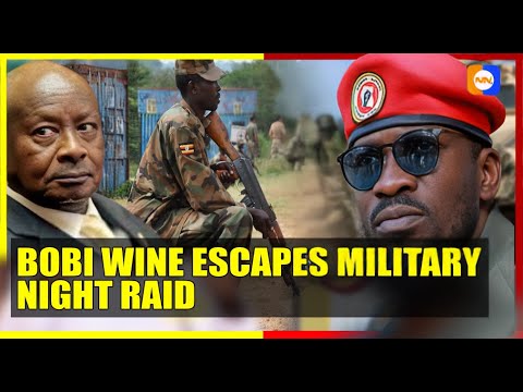 BOBI WINE ESCAPES MILITARY RAID IN UGANDA| Museveni Enforces Strongman's Hand