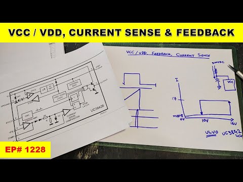 {1228} VCC, Current Sense & Feedback Relationship in SMPS Controller