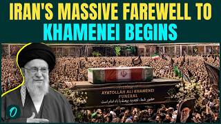 Ali Khamenei's Historic Funeral Begins | Millions of Iranians Gather as Khamenei's Coffin Arrives