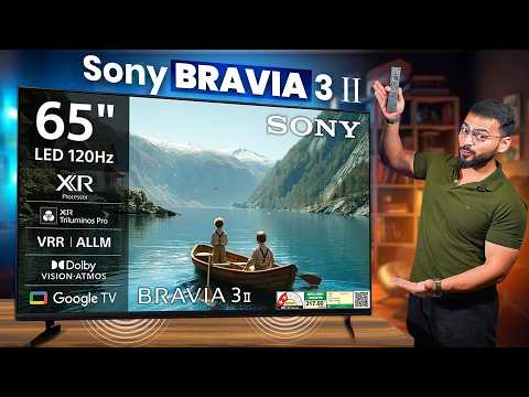 Sony Bravia 3 ii Review (65") ⚡ | 4K 120Hz Display 🤩 | Google TV OS 🔥