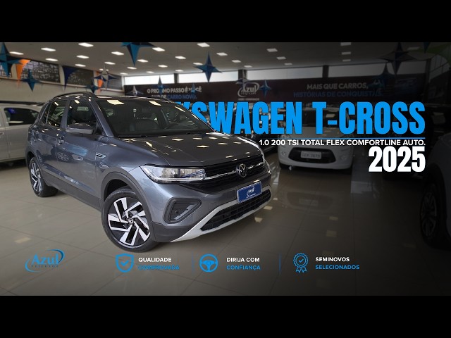 Vídeo VOLKSWAGEN T-CROSS 1.0 200 TSI TOTAL FLEX COMFORTLINE AUTOMÁTICO