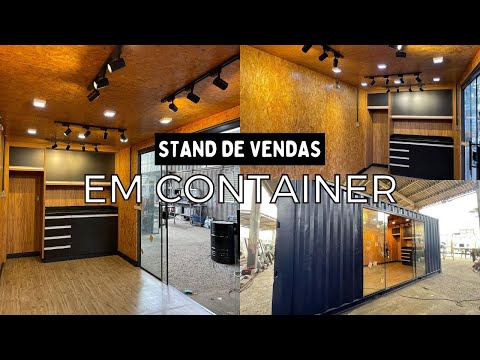 STAND DE VENDAS EM CONTAINER