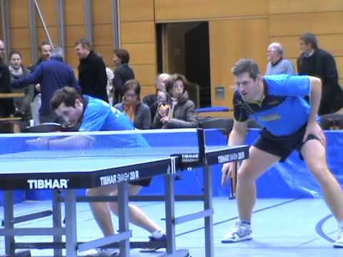 Dickhardt Bindhammer vs Theissmann Weinhold 1 TT TV Hilpoltstein vs SB Versbach  20150208 2