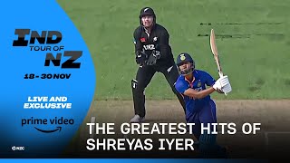 IND tour of NZ 2022 1st ODI: The greatest hits of Shreyas Iyer