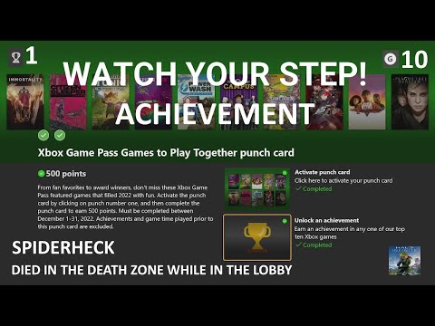 Xbox Game Pass Games to Play Together punch card