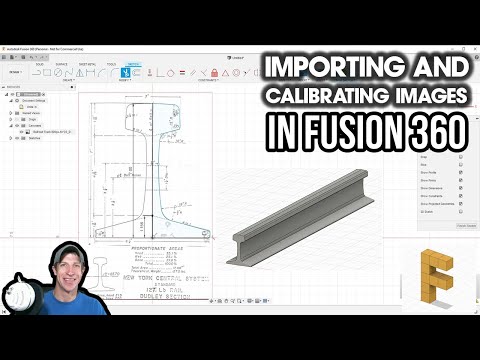 How to Import and Calibrate an Image in Autodesk Fusion 360 - Images to Scale!